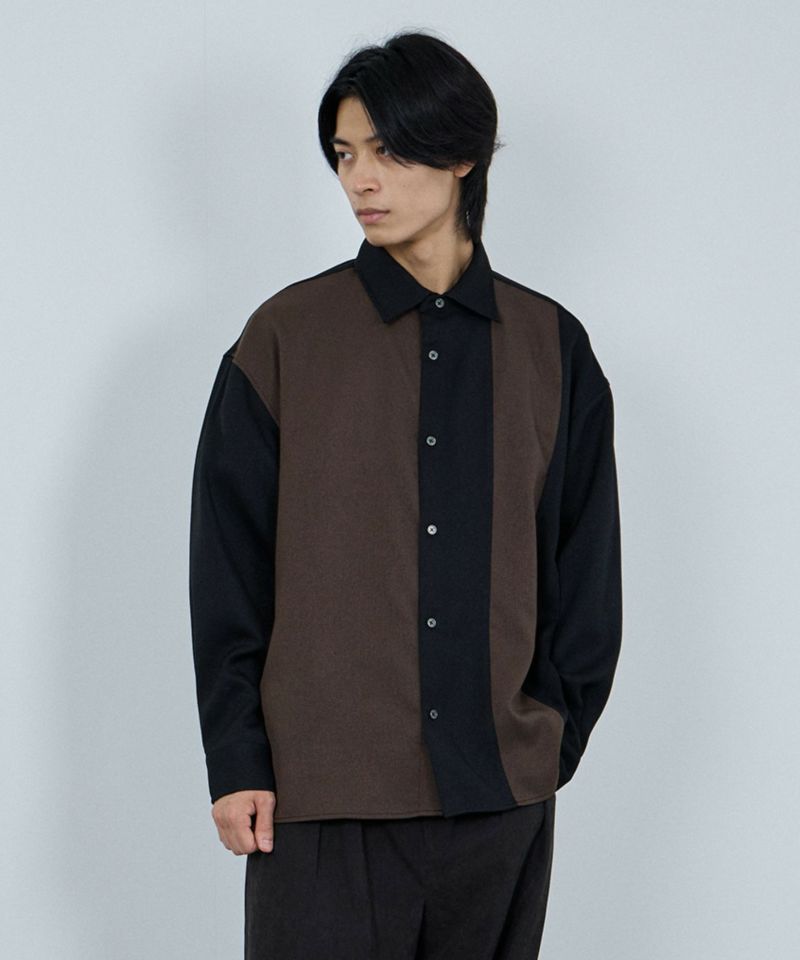 URBAN COLLECTION ラクウールルーズシャツ メンズ商品画像-2