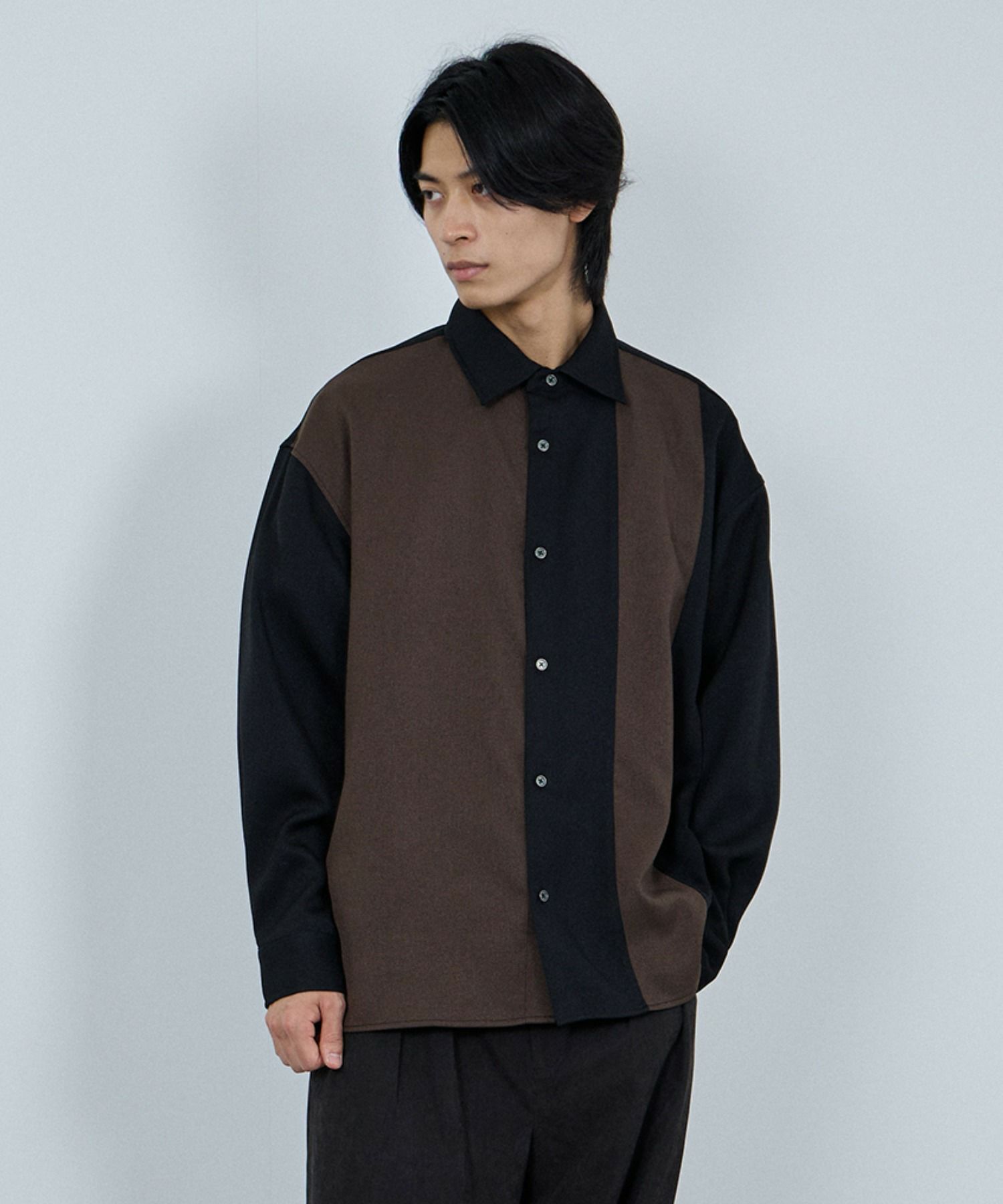 URBAN COLLECTION ラクウールルーズシャツ メンズ