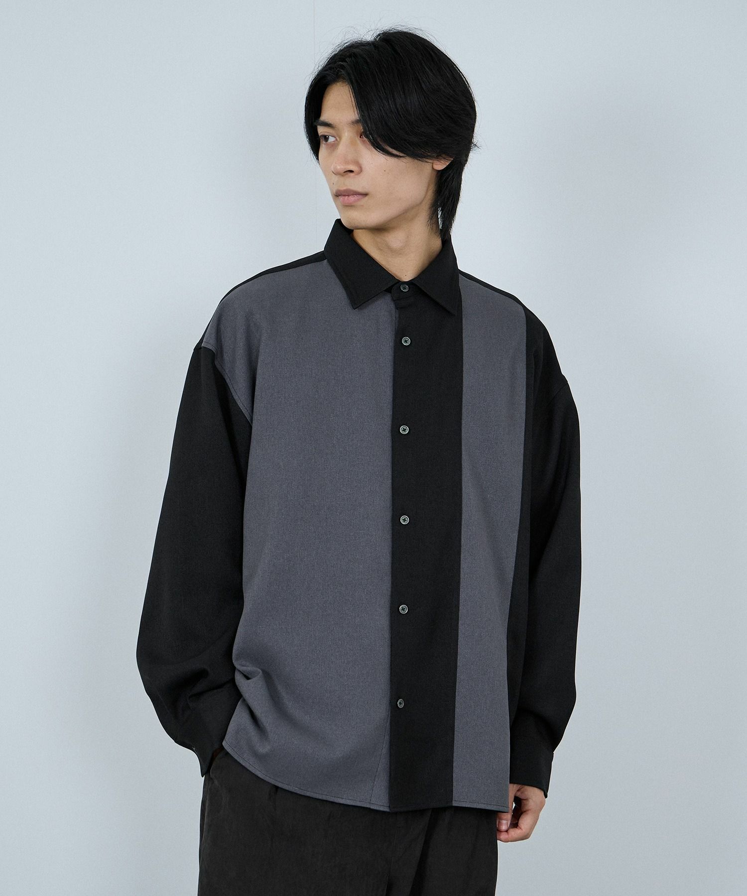 URBAN COLLECTION ラクウールルーズシャツ メンズ商品画像-5