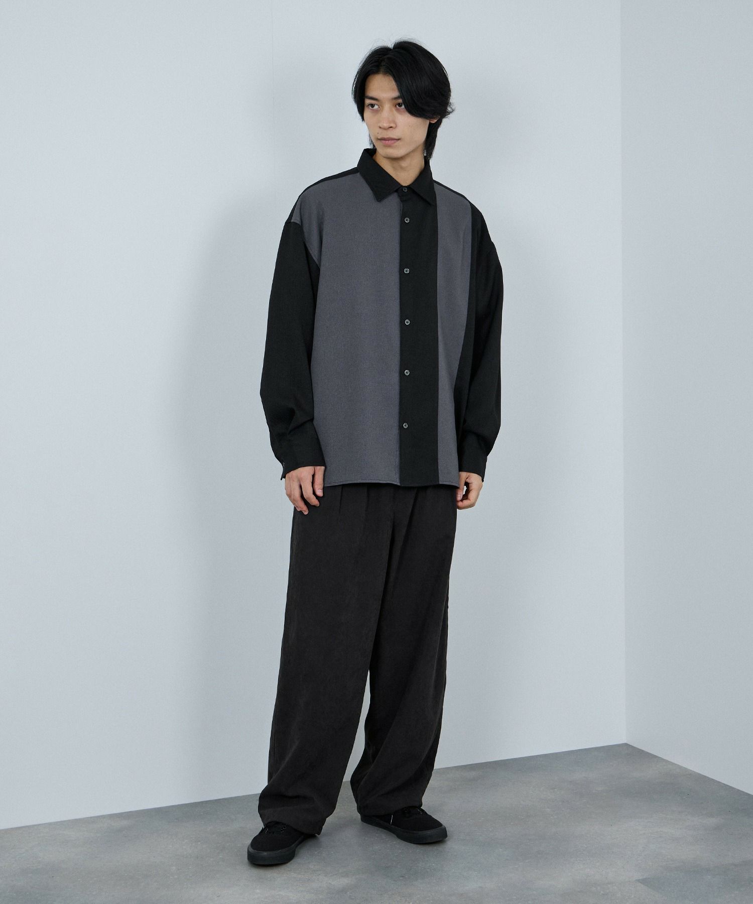URBAN COLLECTION ラクウールルーズシャツ メンズ