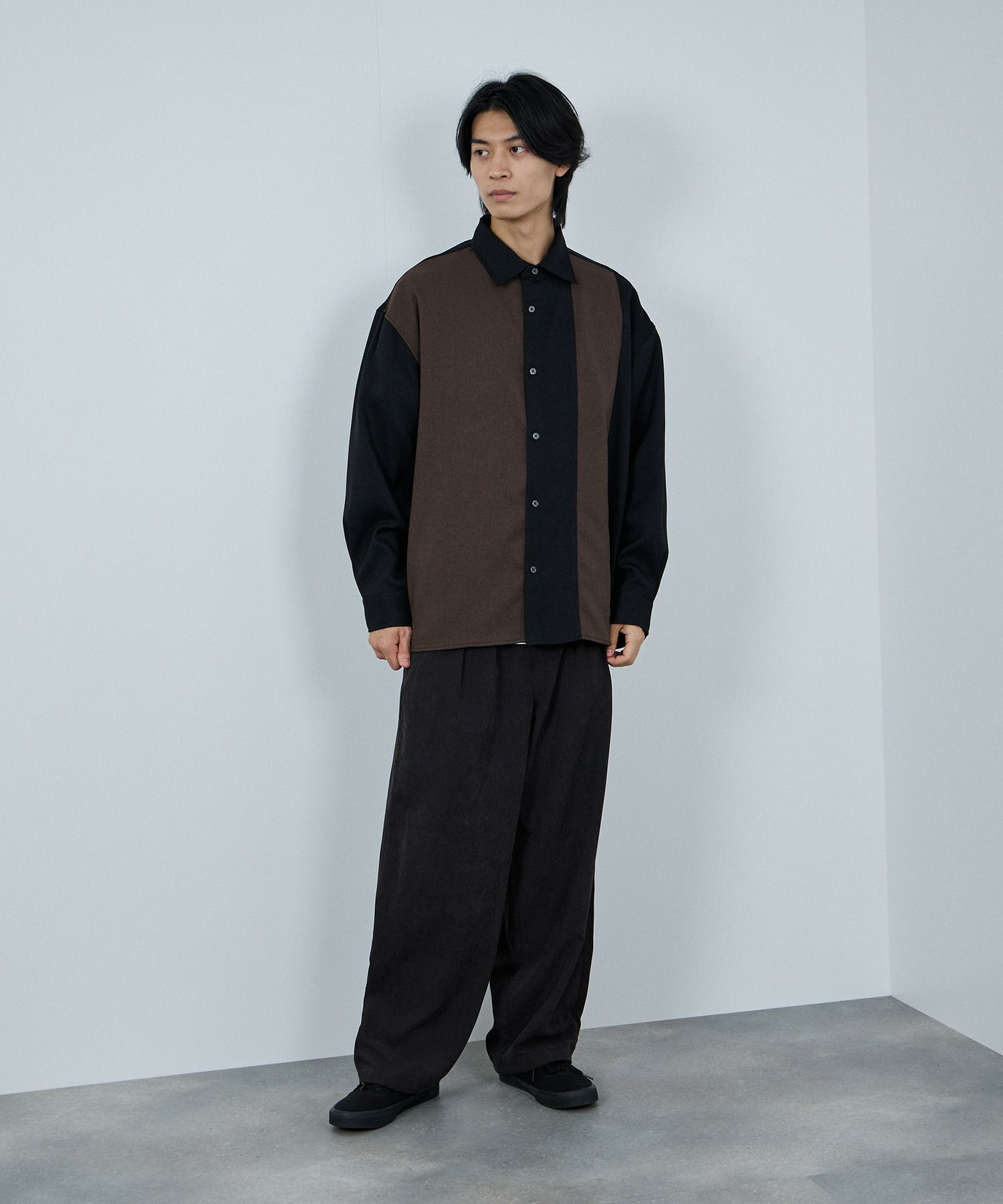 URBAN COLLECTION ラクウールルーズシャツ メンズ