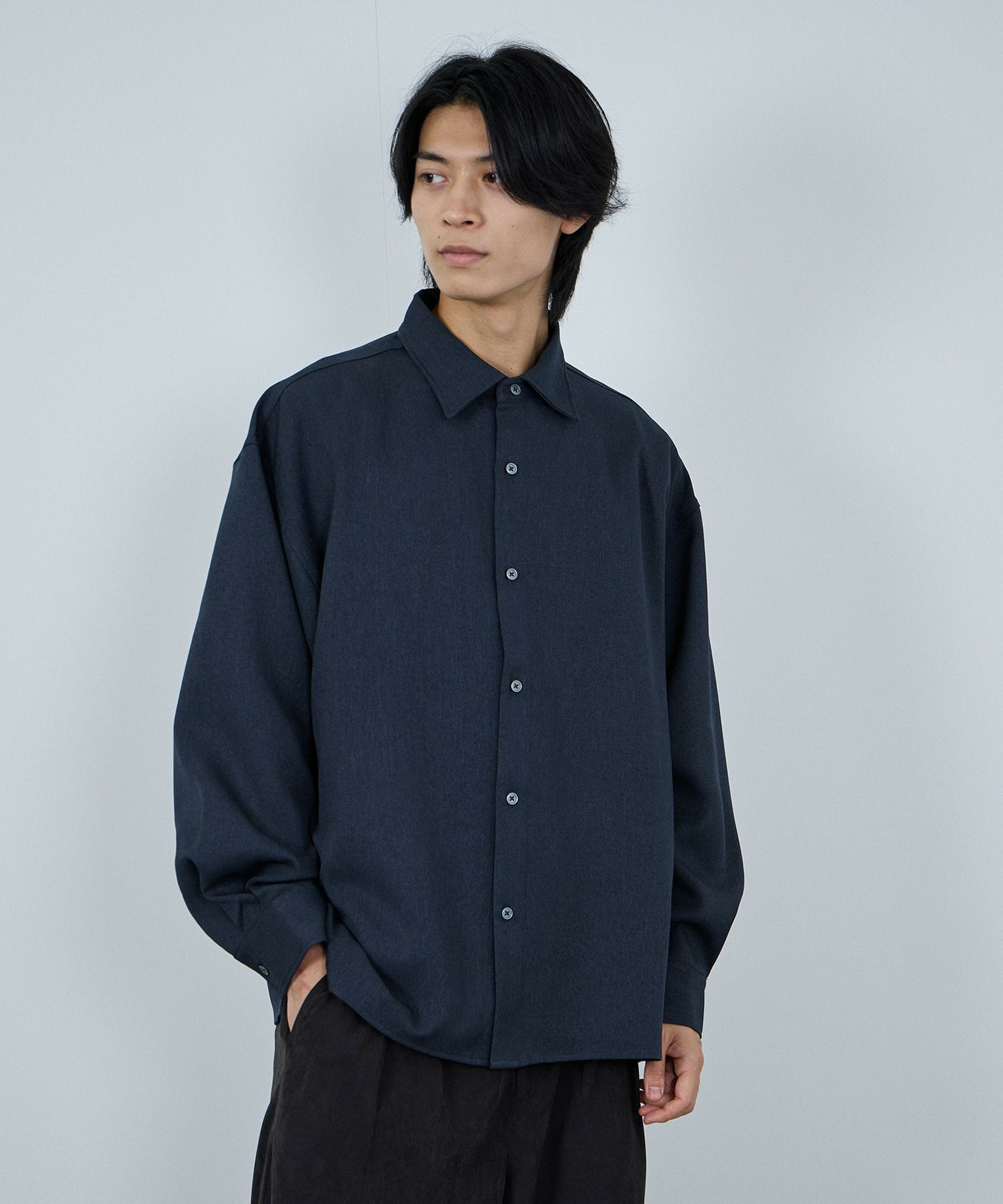 URBAN COLLECTION ラクウールルーズシャツ メンズ