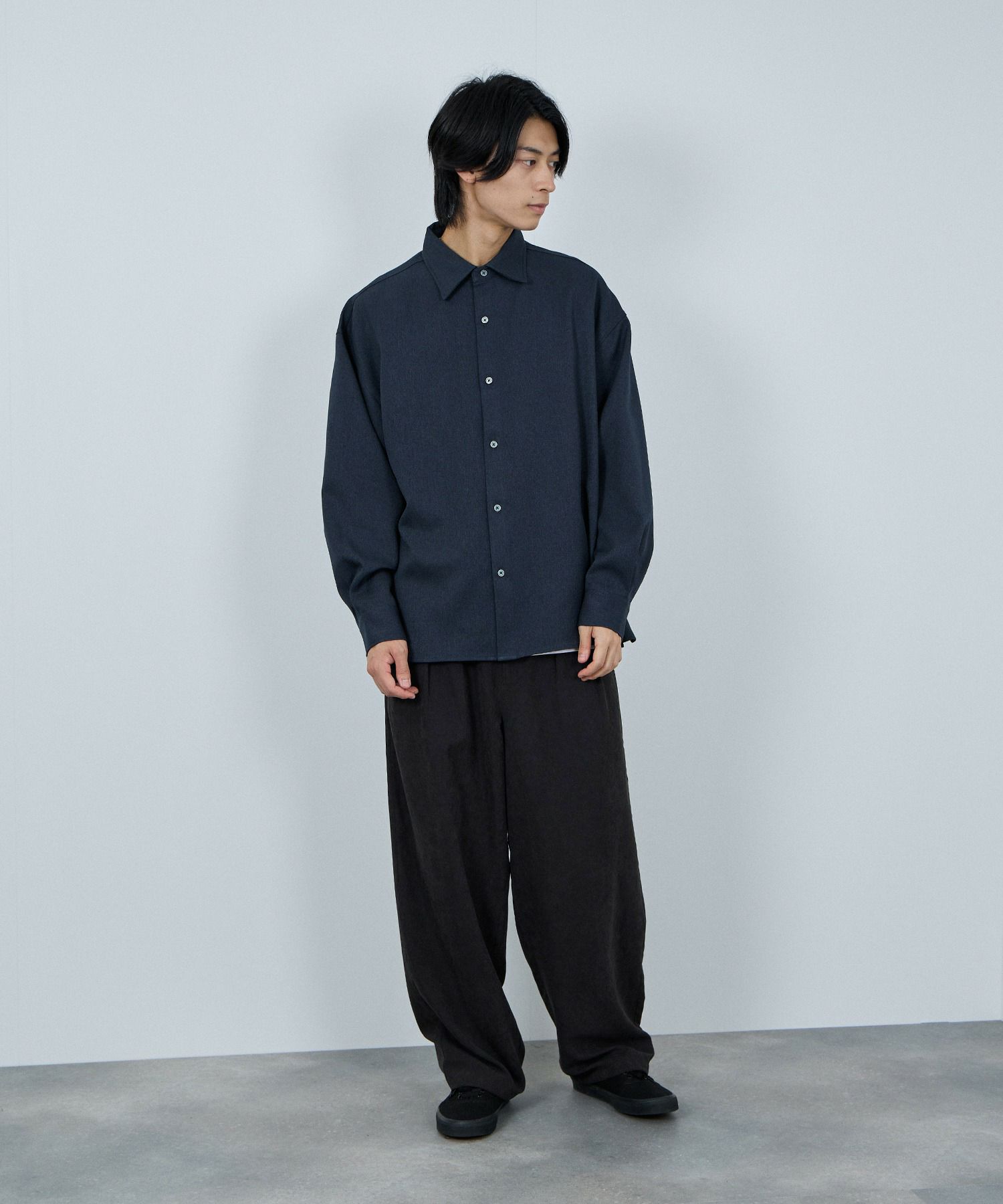 URBAN COLLECTION ラクウールルーズシャツ メンズ