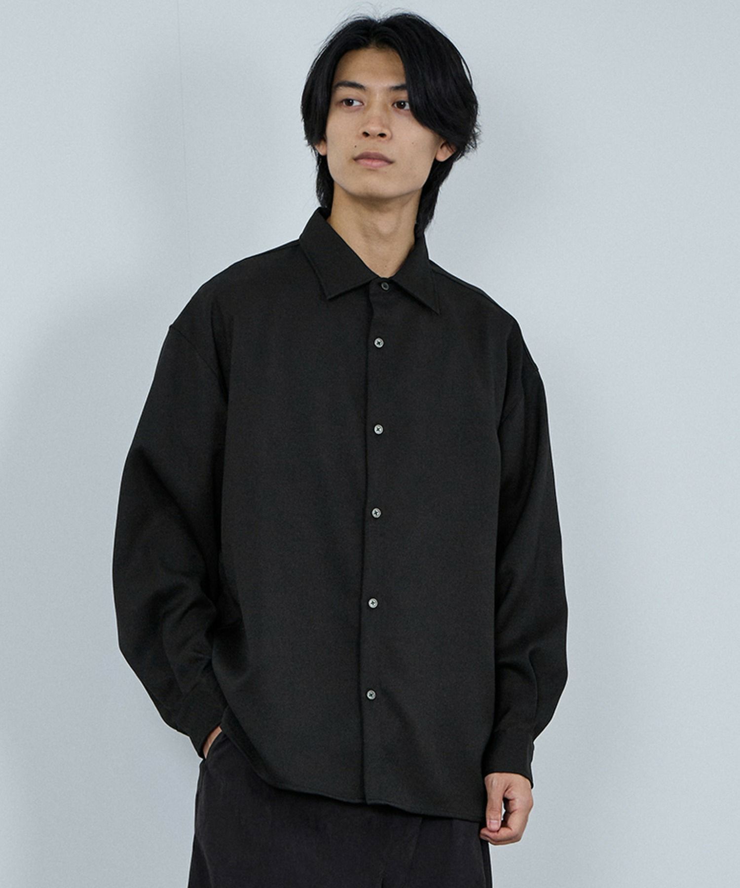 URBAN COLLECTION ラクウールルーズシャツ メンズ
