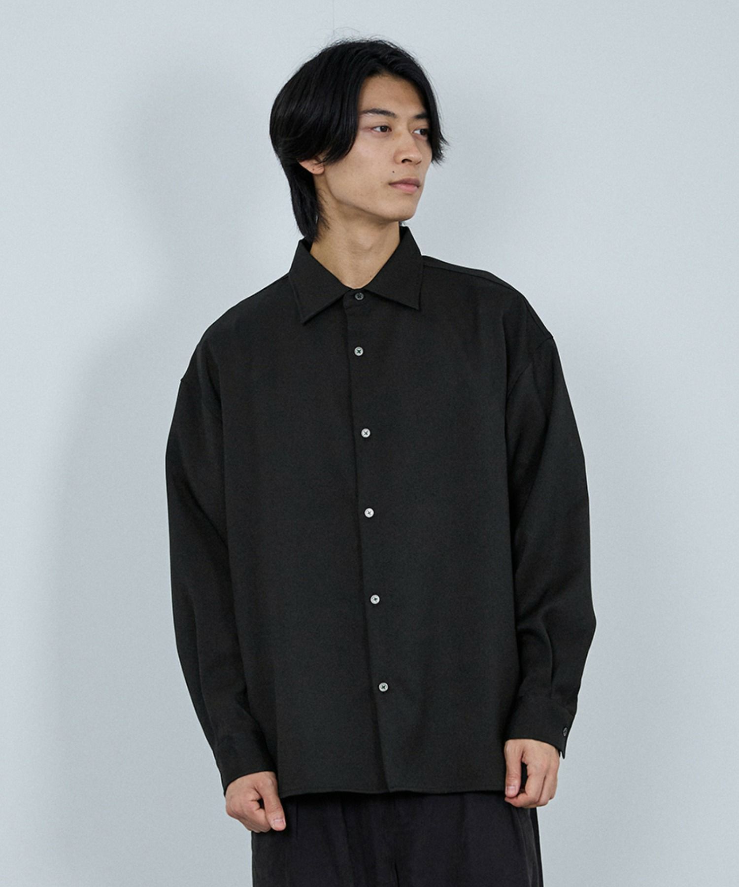 URBAN COLLECTION ラクウールルーズシャツ メンズ商品画像-18