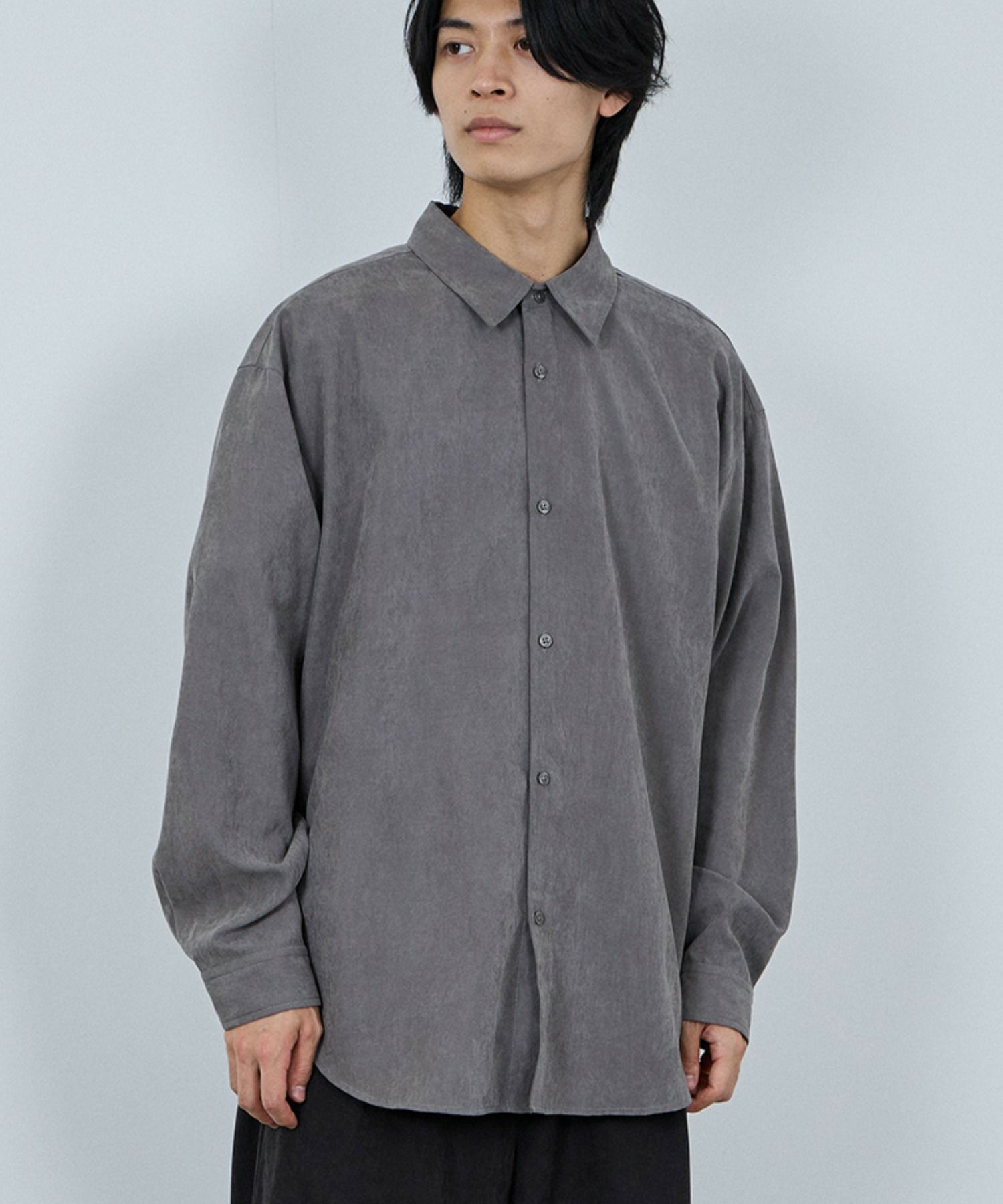 URBAN COLLECTION  ピーチタッチルーズシャツ メンズ商品サムネイル-1