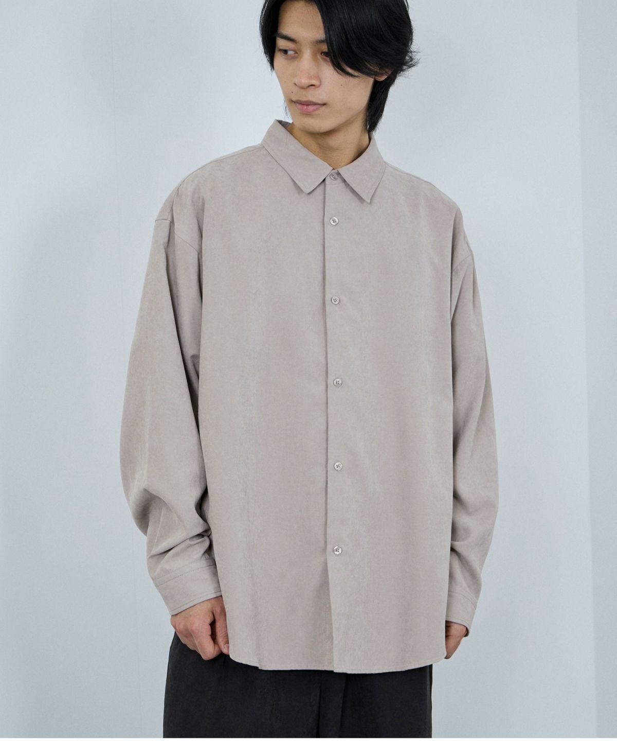 URBAN COLLECTION ピーチタッチルーズシャツ メンズ