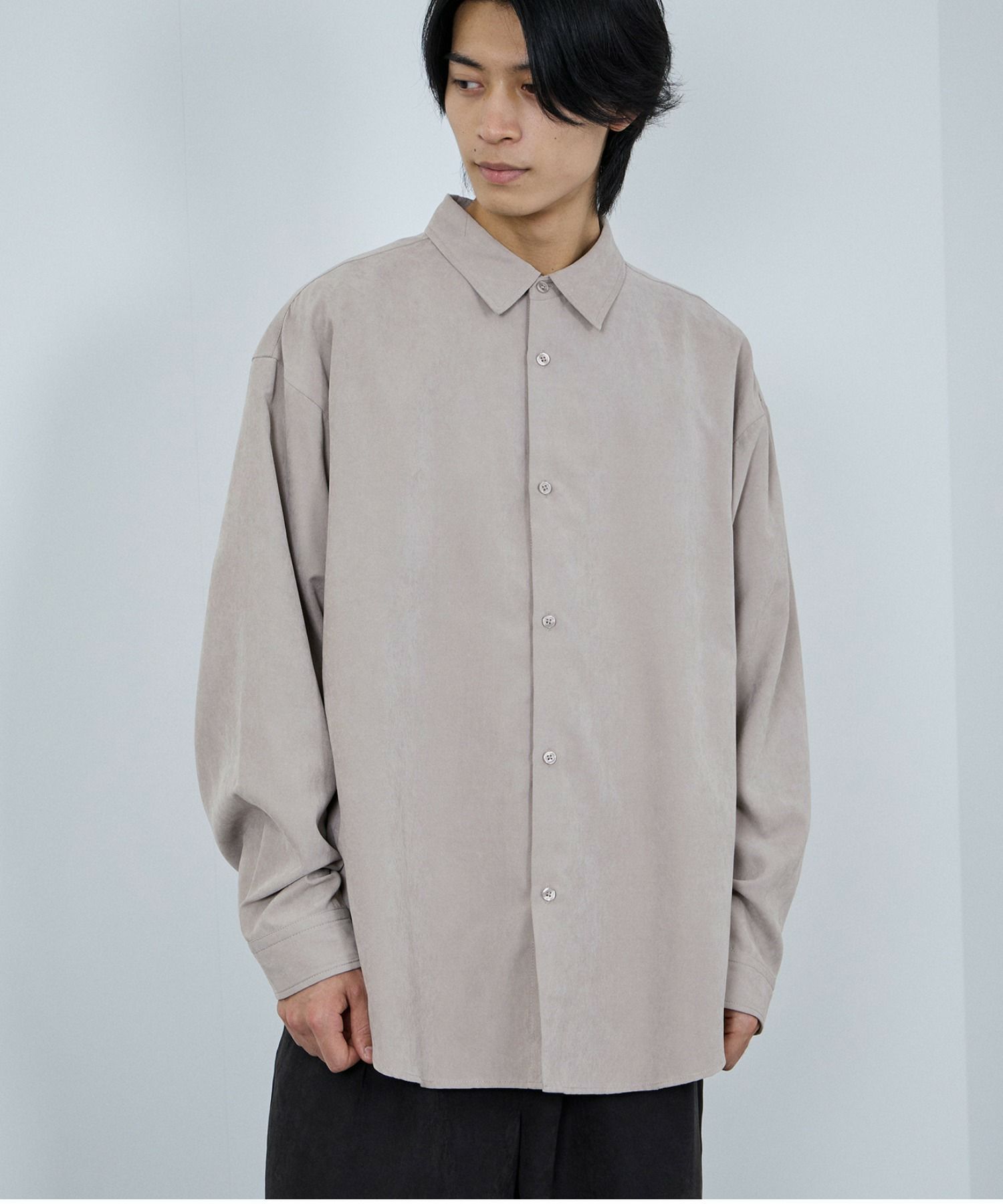 URBAN COLLECTION ピーチタッチルーズシャツ メンズ