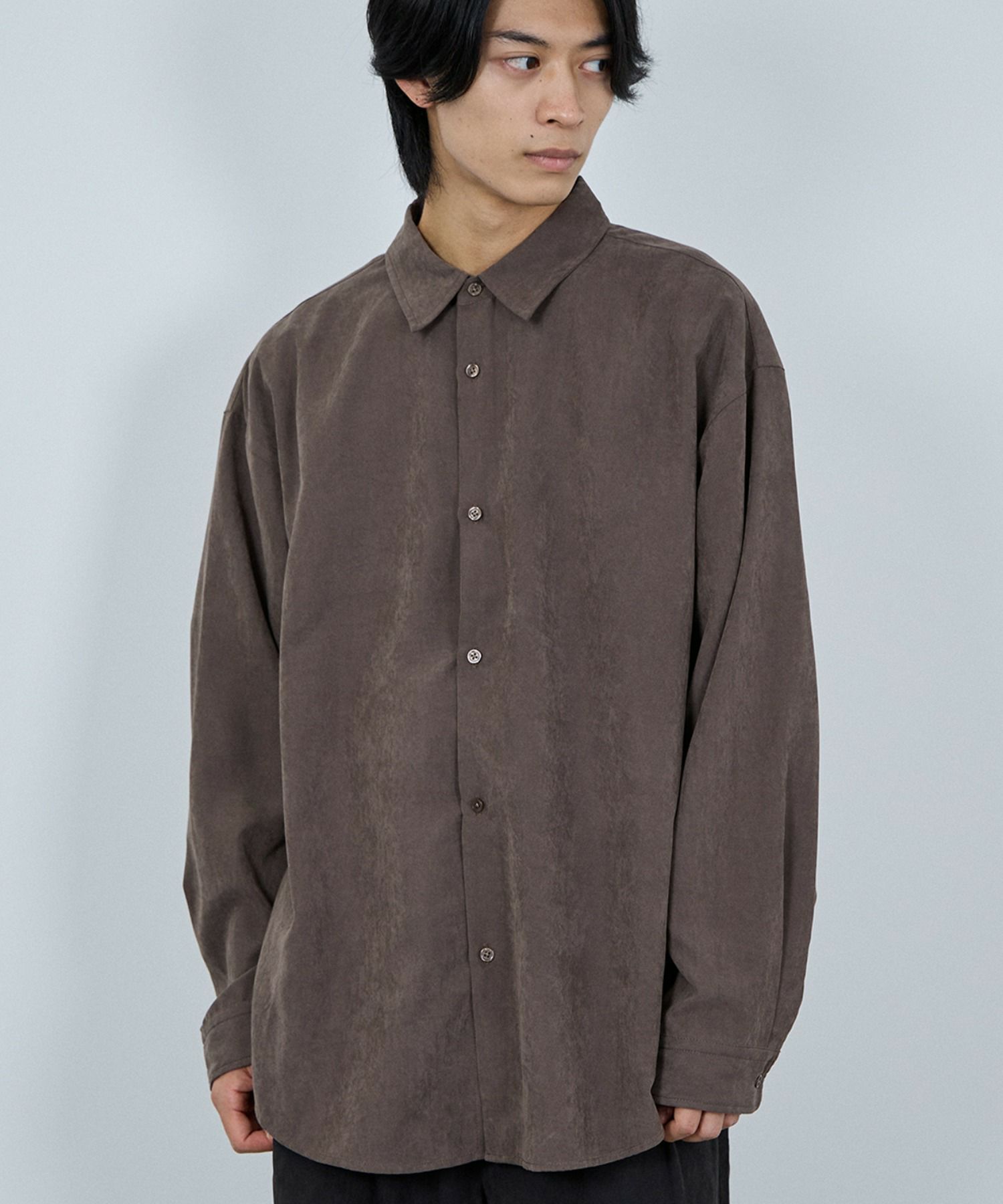 URBAN COLLECTION  ピーチタッチルーズシャツ メンズ商品サムネイル-4