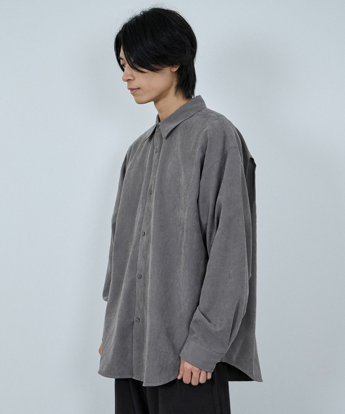 URBAN COLLECTION ピーチタッチルーズシャツ メンズ