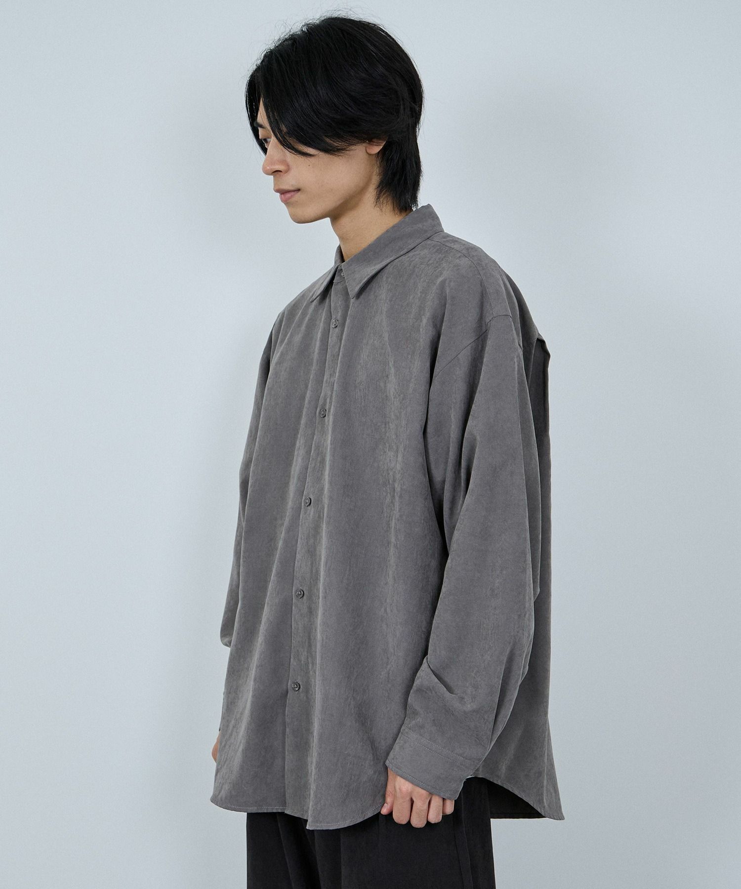 URBAN COLLECTION  ピーチタッチルーズシャツ メンズ商品サムネイル-5