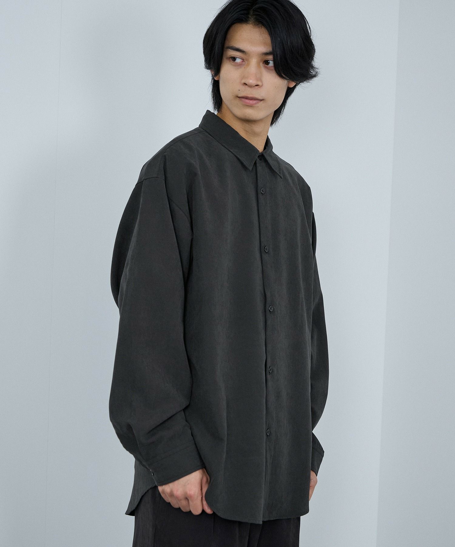 URBAN COLLECTION ピーチタッチルーズシャツ メンズ