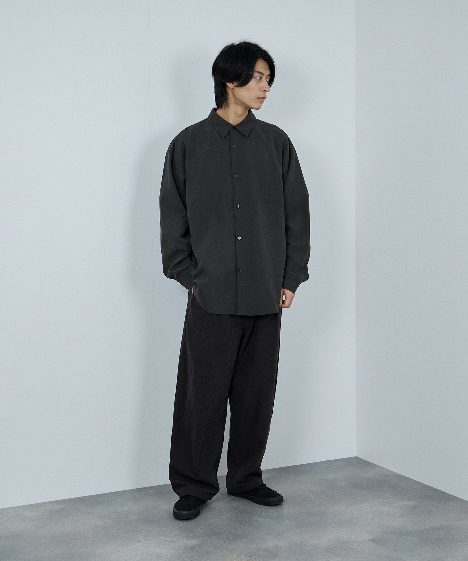 URBAN COLLECTION ピーチタッチルーズシャツ メンズ