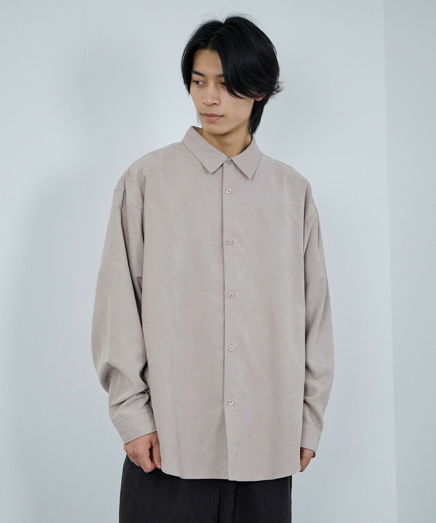 URBAN COLLECTION ピーチタッチルーズシャツ メンズ