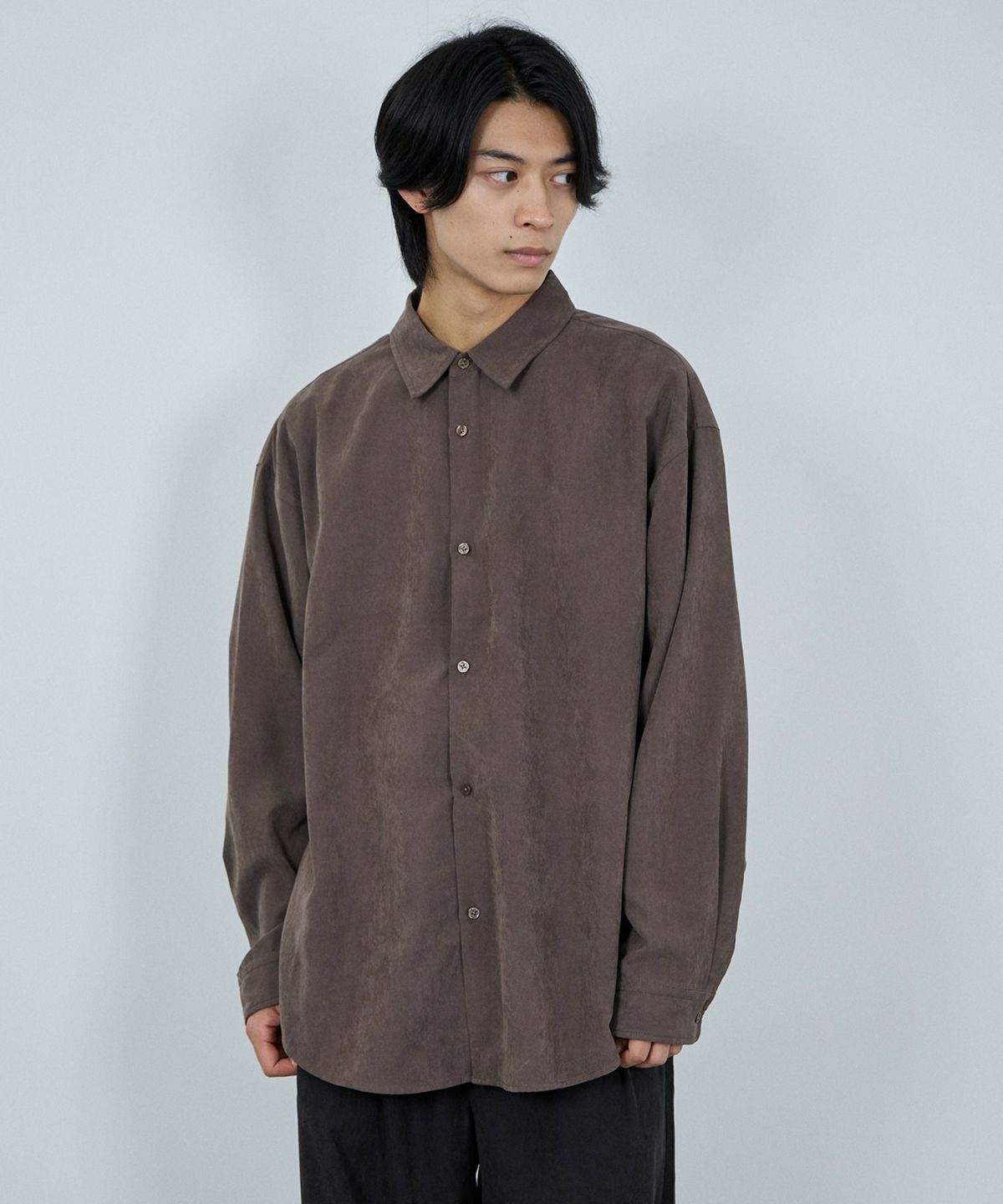 URBAN COLLECTION ピーチタッチルーズシャツ メンズ