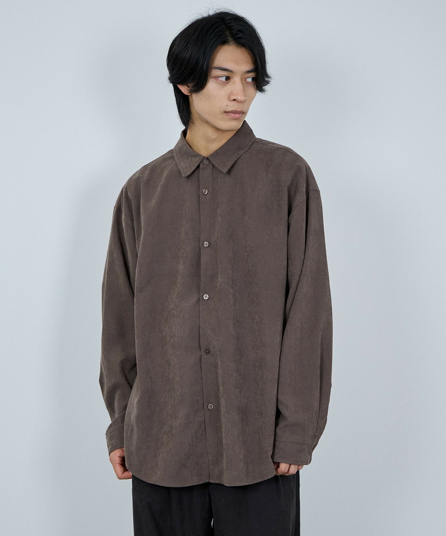 URBAN COLLECTION ピーチタッチルーズシャツ メンズ