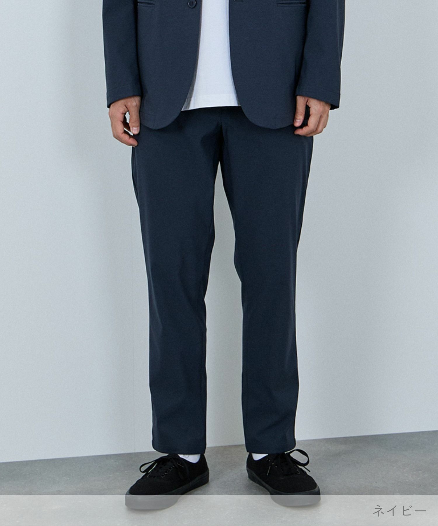 NAVY  毎日はきたくなるラクラクパンツ 「マイラク」 ウォームパンツ メンズ商品画像-1