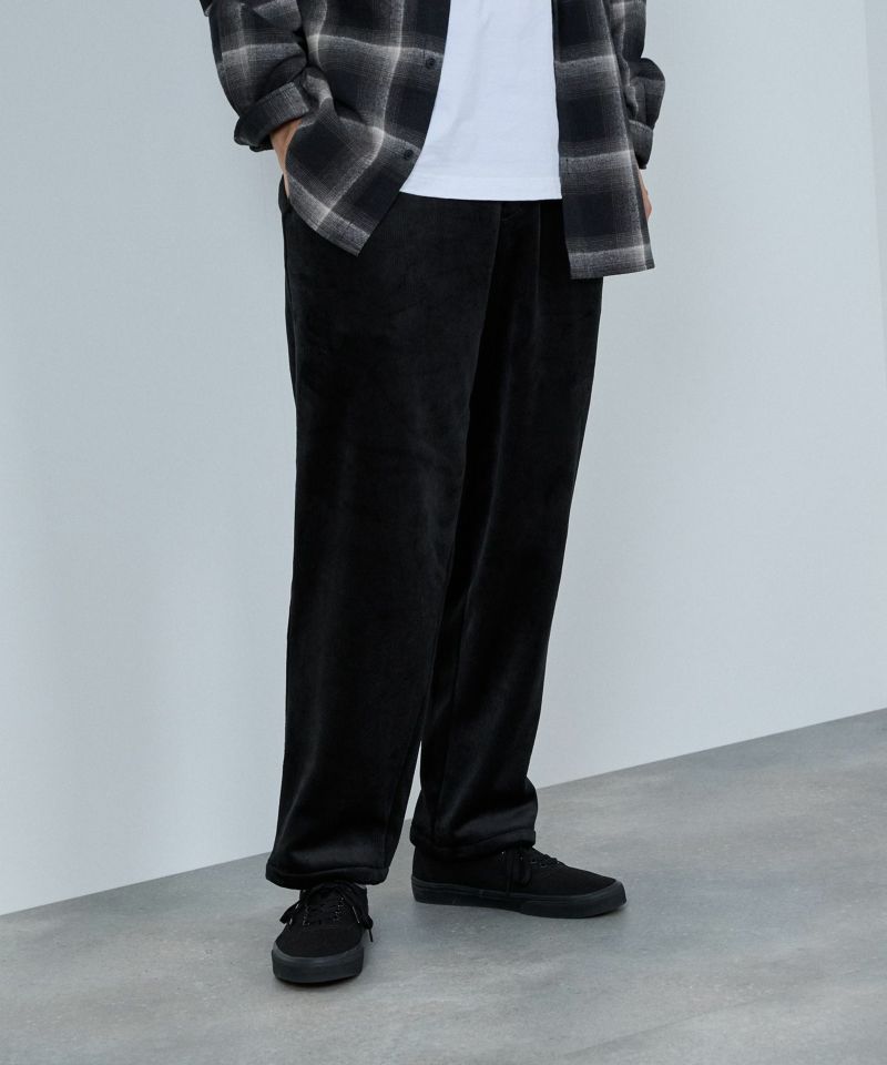 NAVY カットコール裏フリースパンツ メンズ商品画像-5