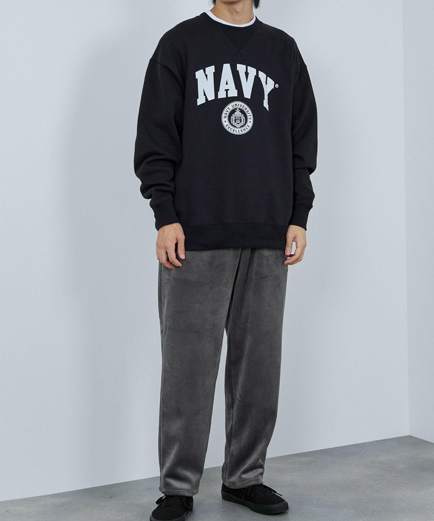 [値下げ]NAVY カットコール裏フリースパンツ メンズ商品画像-13