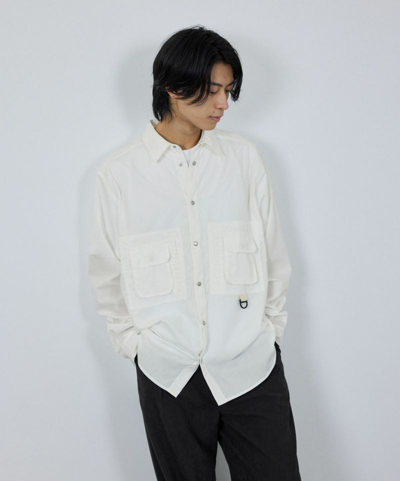 nAvy  多ポケルーズフィットシャツ レディース商品画像-2