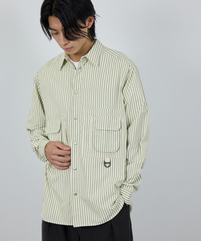 nAvy  多ポケルーズフィットシャツ レディース商品画像-10