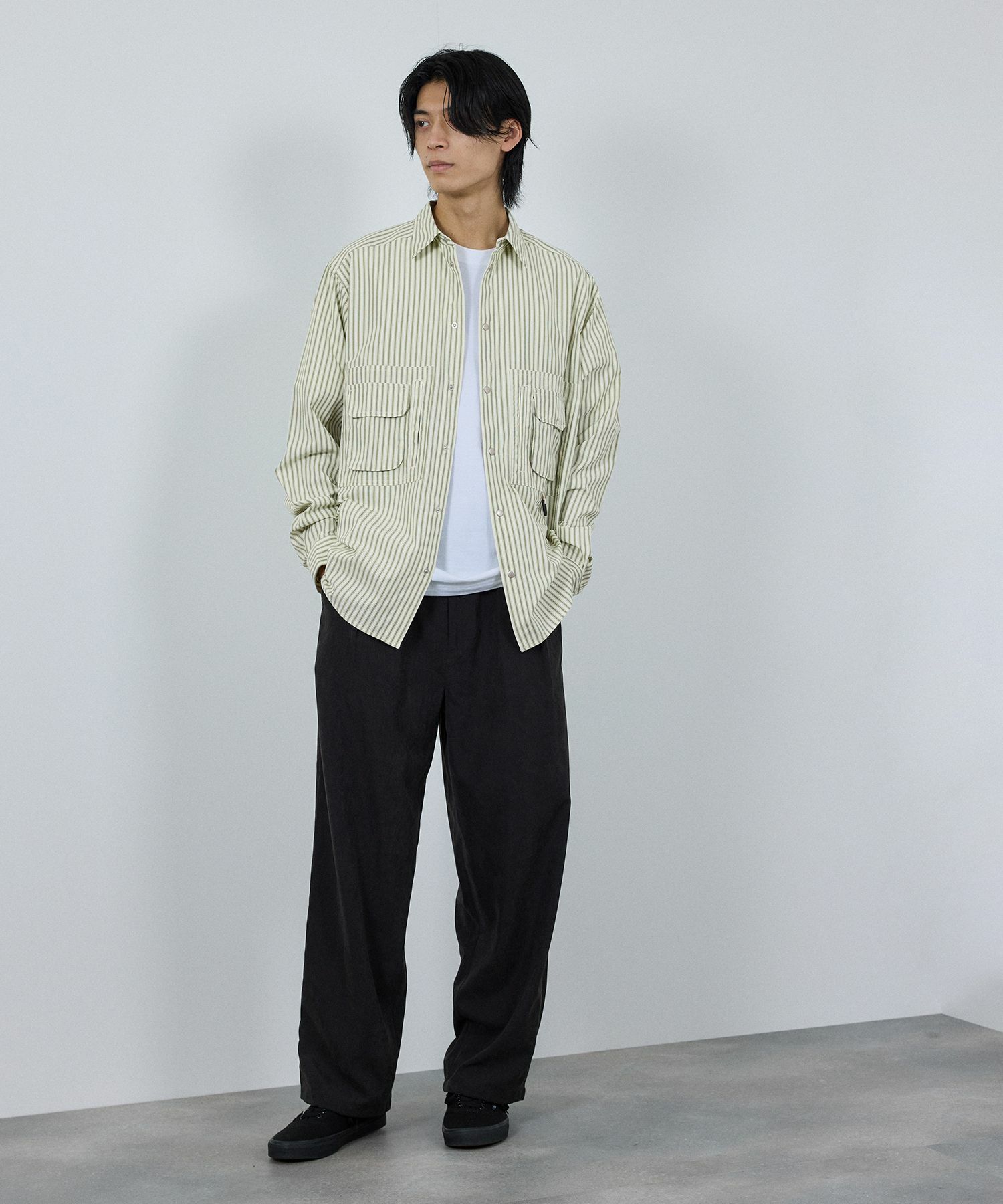 nAvy  多ポケルーズフィットシャツ レディース商品画像-19