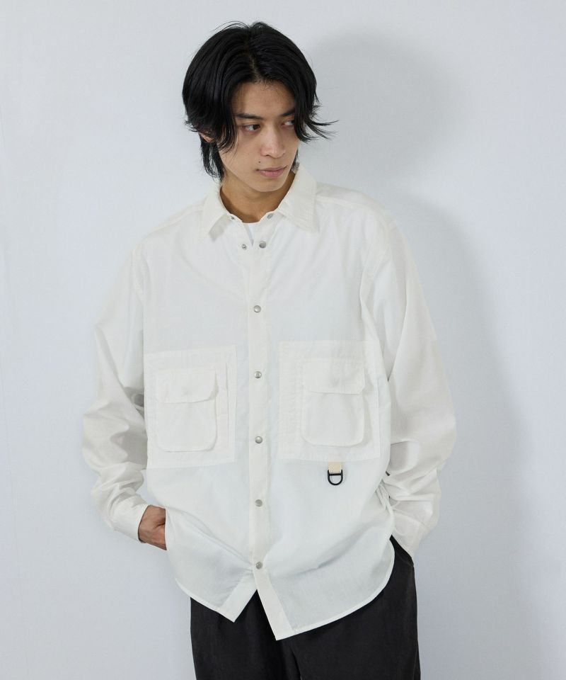 nAvy  多ポケルーズフィットシャツ レディース商品画像-22