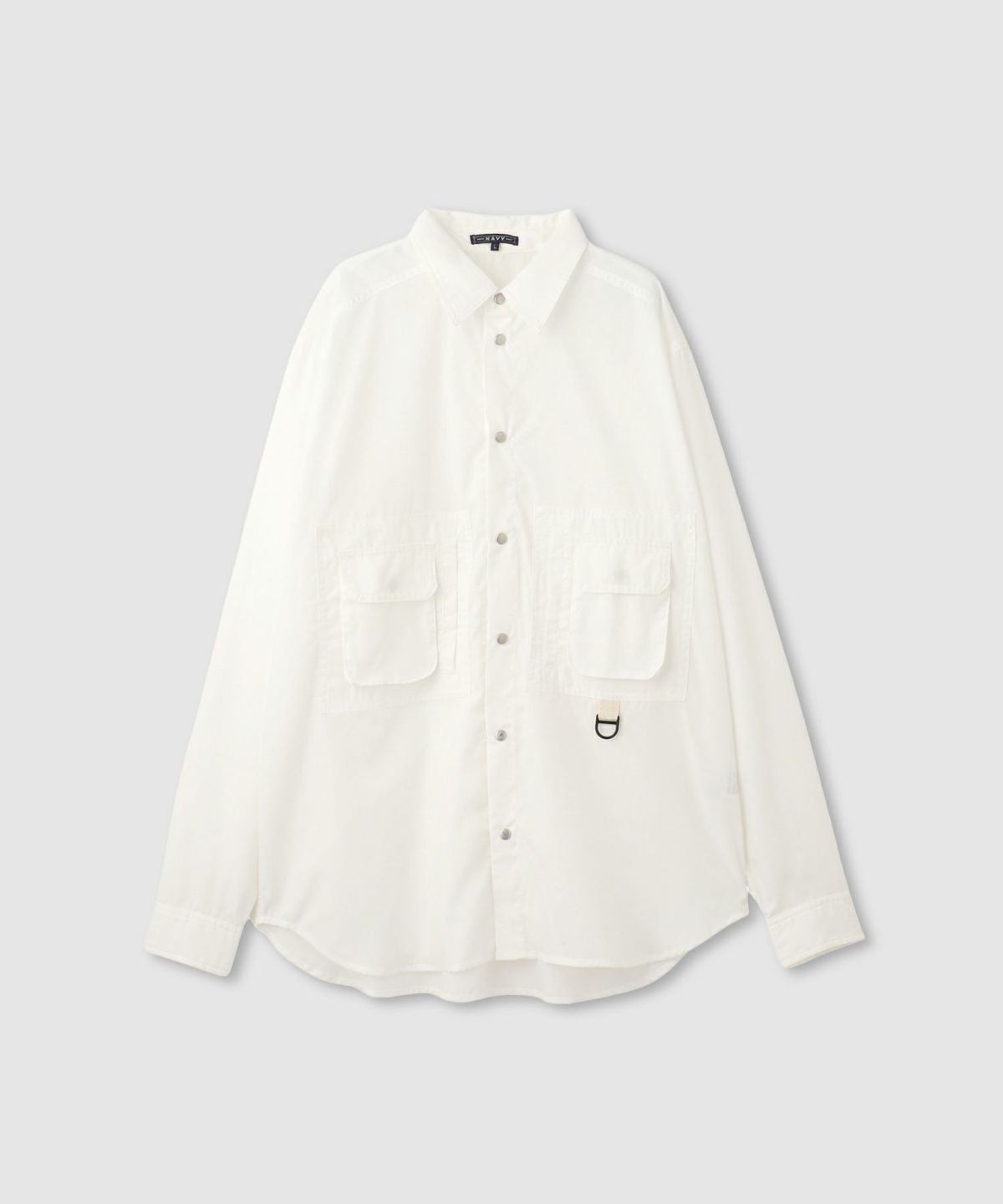 nAvy 多ポケルーズフィットシャツ レディース