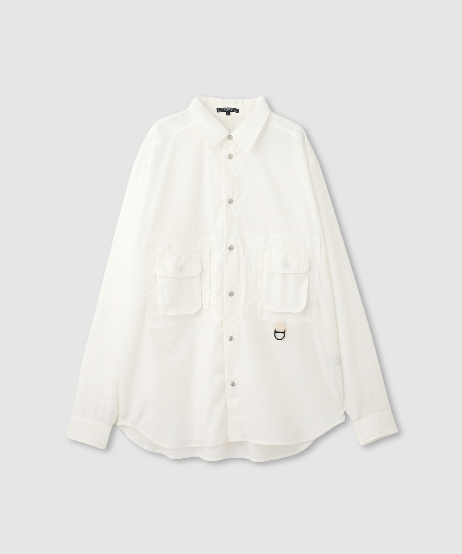 nAvy 多ポケルーズフィットシャツ レディース