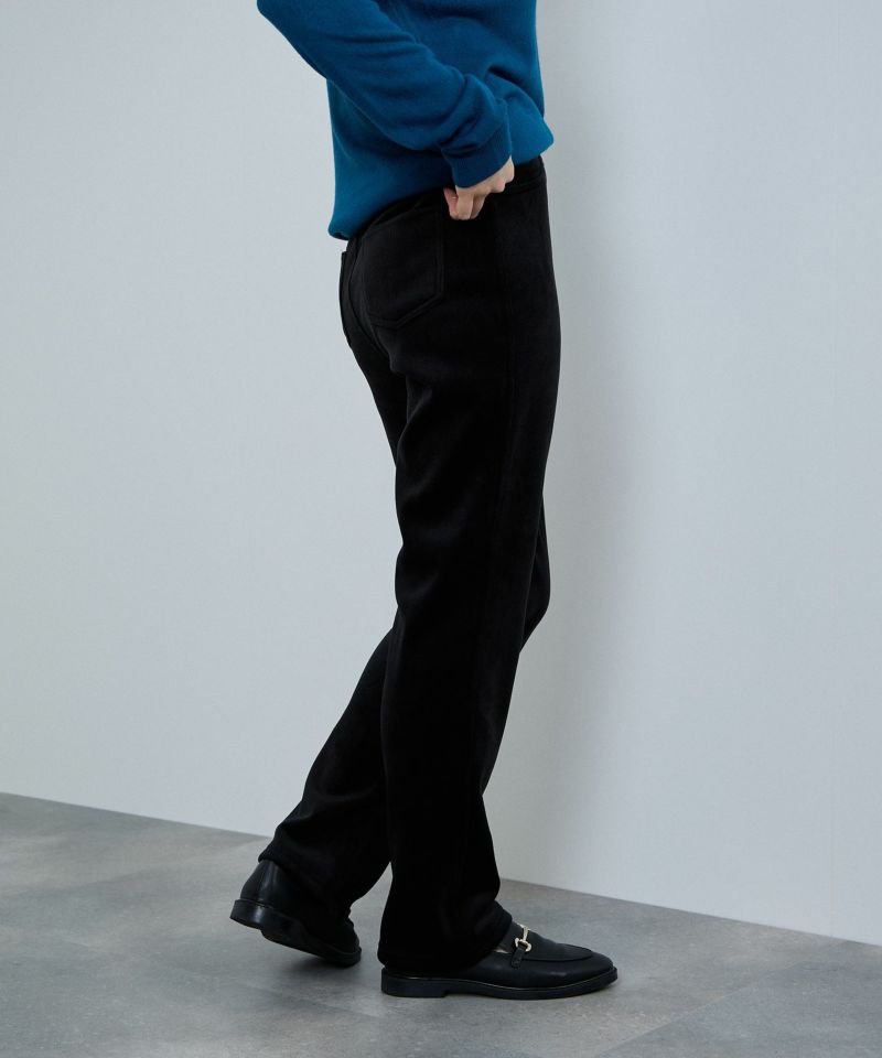 nAvy  MAC HEAT コーデュロイ裏ベロアストレートパンツ レディース商品画像-7