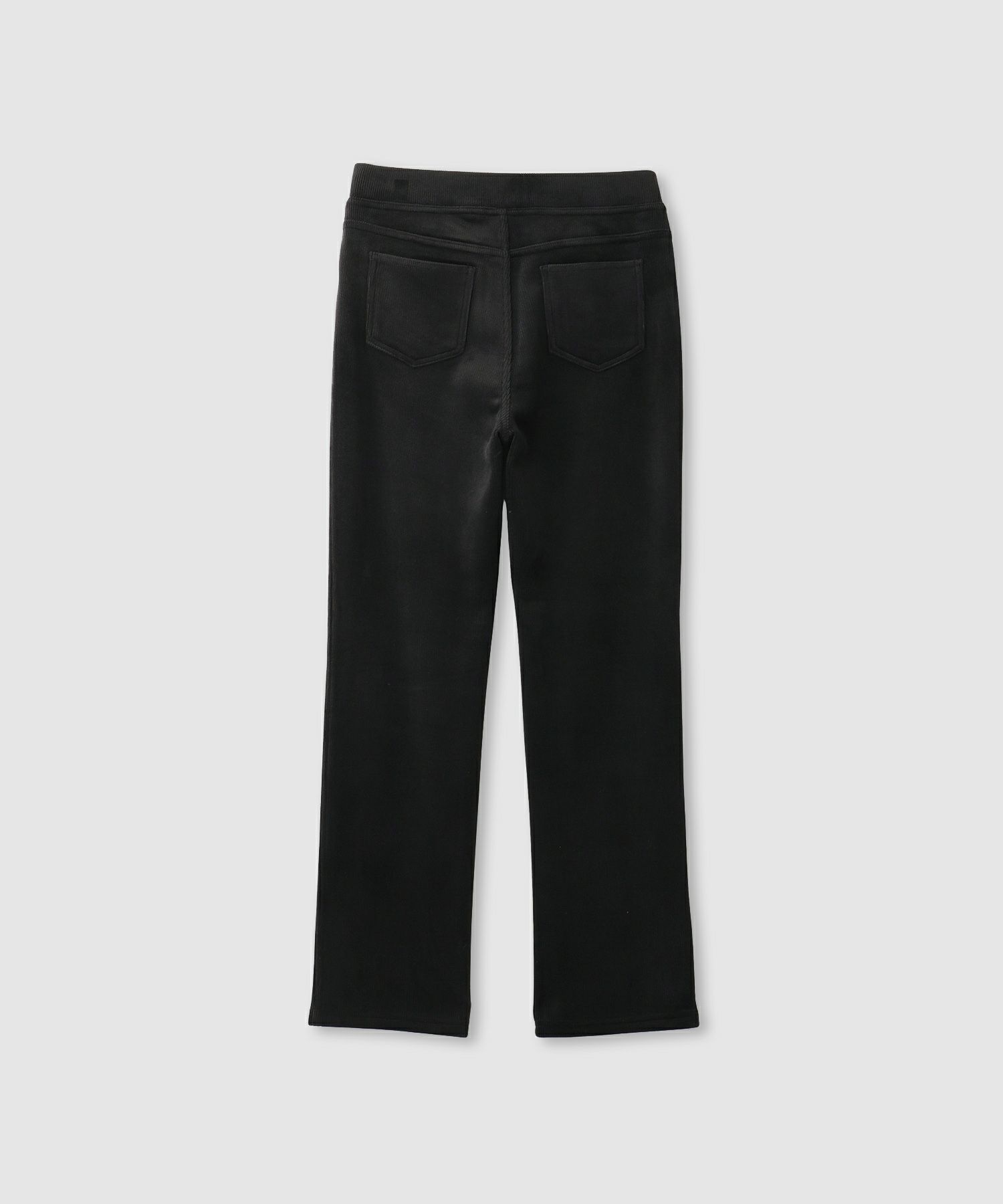 nAvy MAC HEAT コーデュロイ裏ベロアストレートパンツ レディース