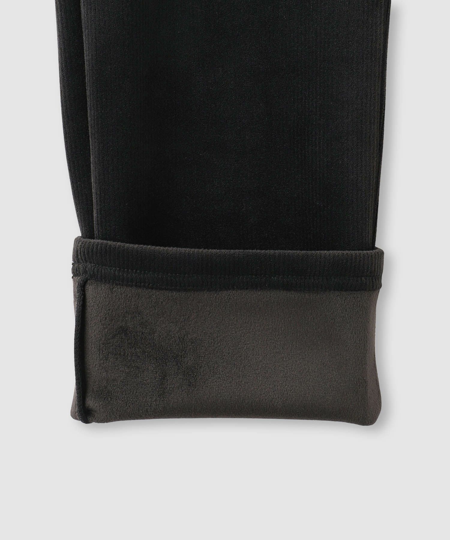 nAvy MAC HEAT コーデュロイ裏ベロアストレートパンツ レディース