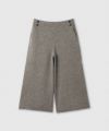 nAvy ニットワイドクロップドパンツ レディース