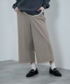 nAvy ニットワイドクロップドパンツ レディース