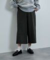 nAvy ニットワイドクロップドパンツ レディース