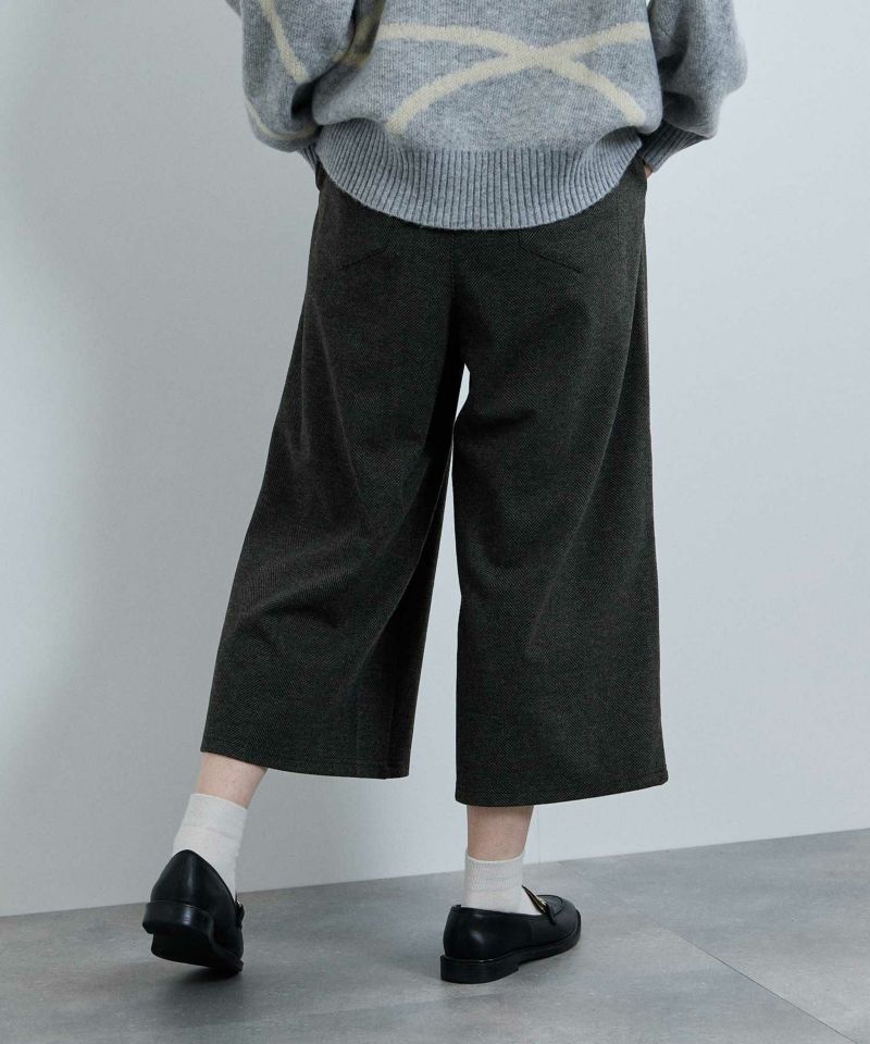 nAvy  ニットワイドクロップドパンツ レディース商品画像-9