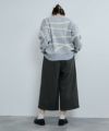 nAvy  ニットワイドクロップドパンツ レディース商品サムネイル-14