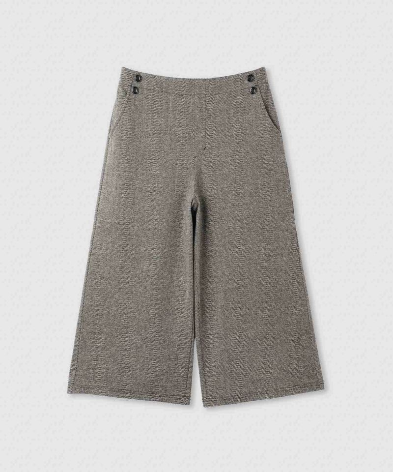 nAvy  ニットワイドクロップドパンツ レディース商品画像-16