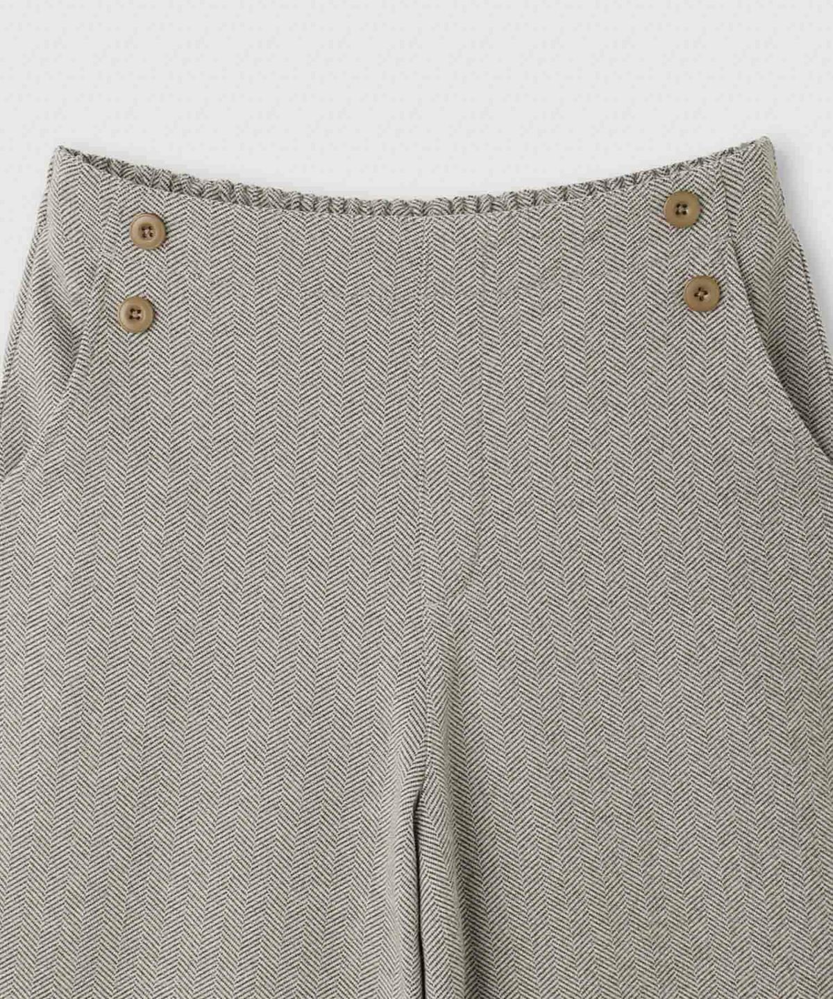 nAvy ニットワイドクロップドパンツ レディース