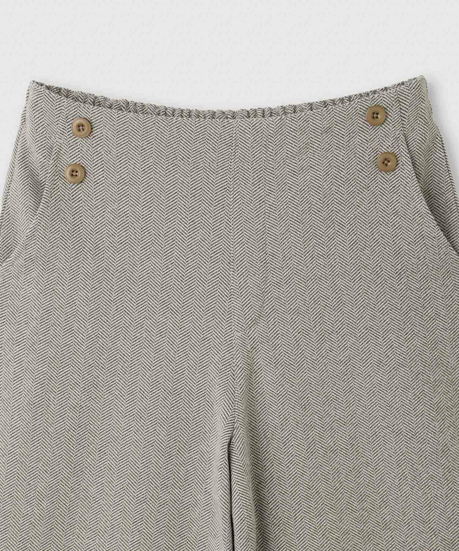 nAvy ニットワイドクロップドパンツ レディース