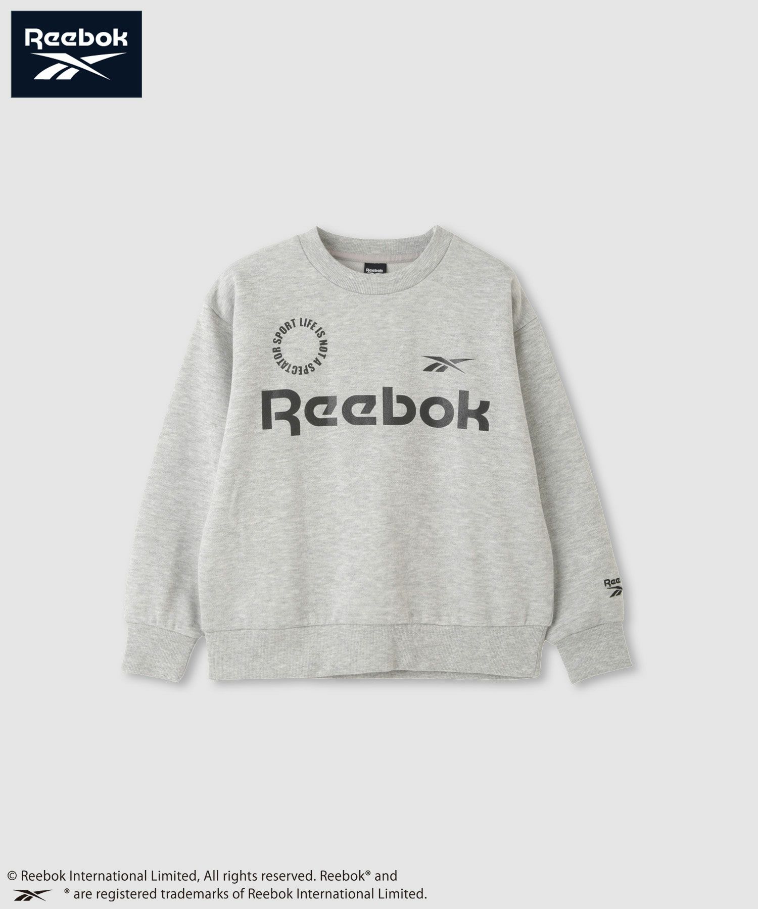 Reebok 裏起毛トレーナー キッズ