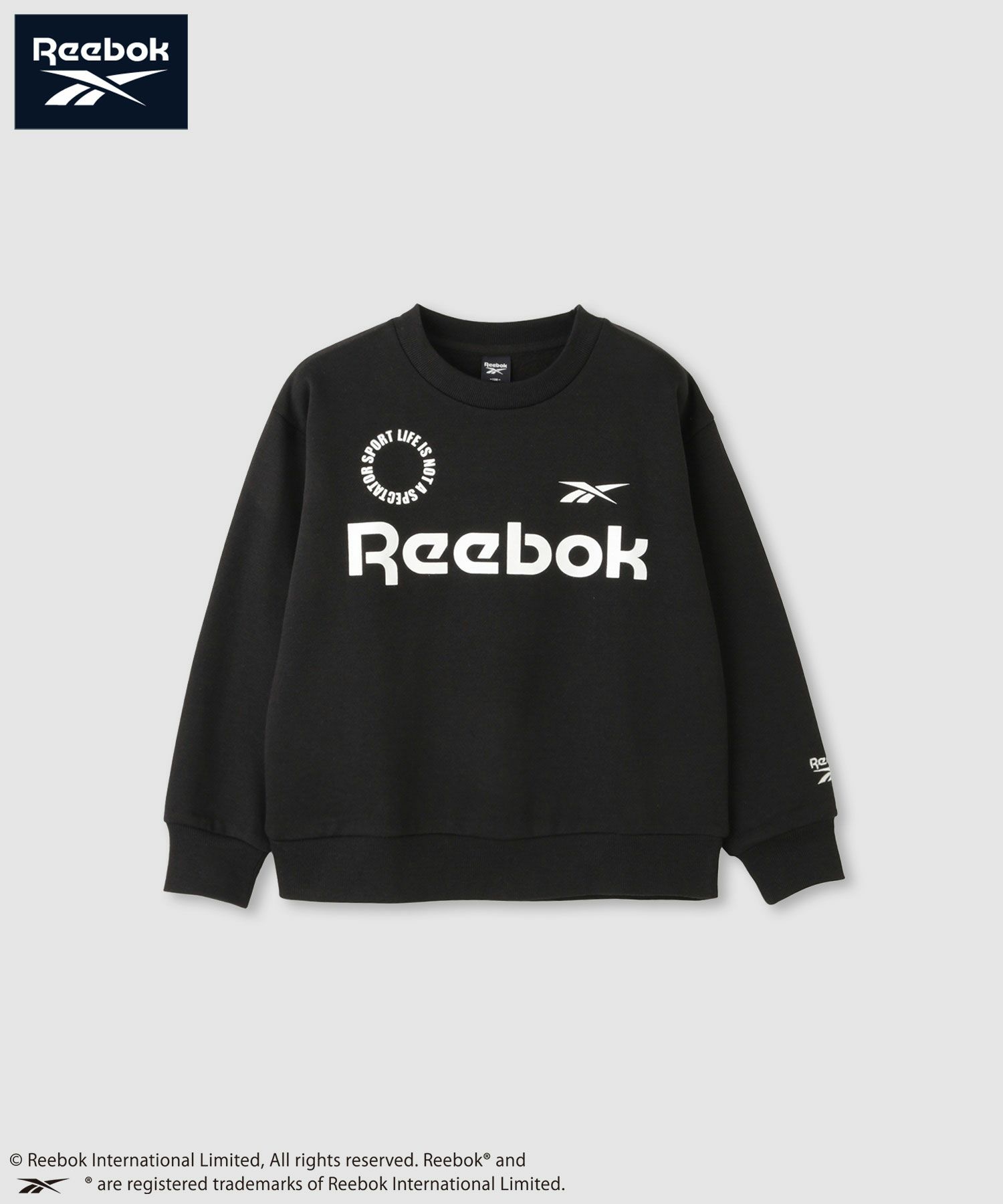 Reebok  裏起毛トレーナー キッズ商品画像-2