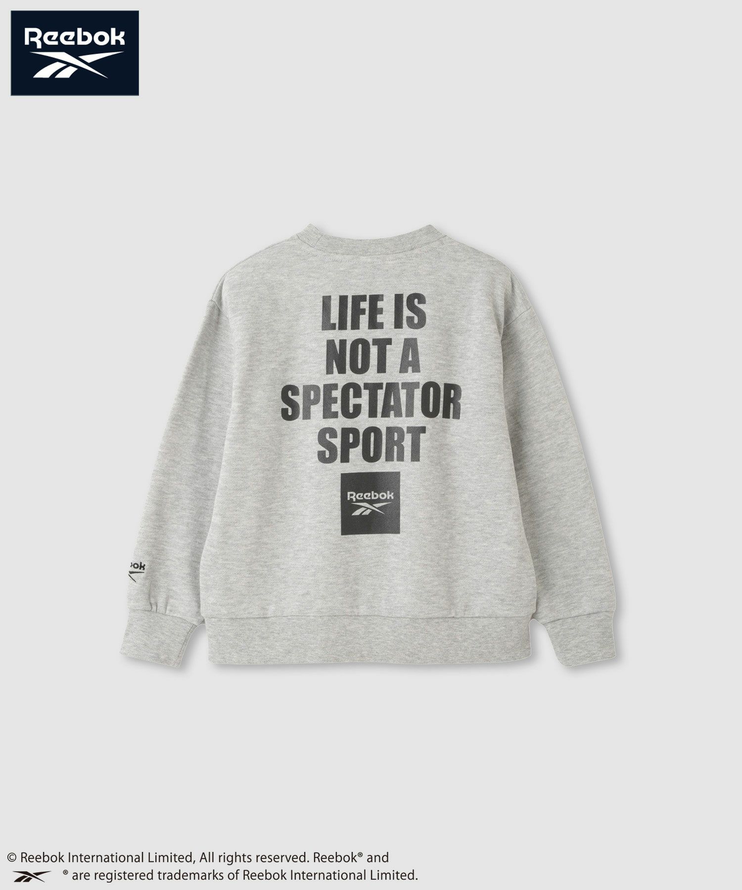 Reebok 裏起毛トレーナー キッズ商品画像-3