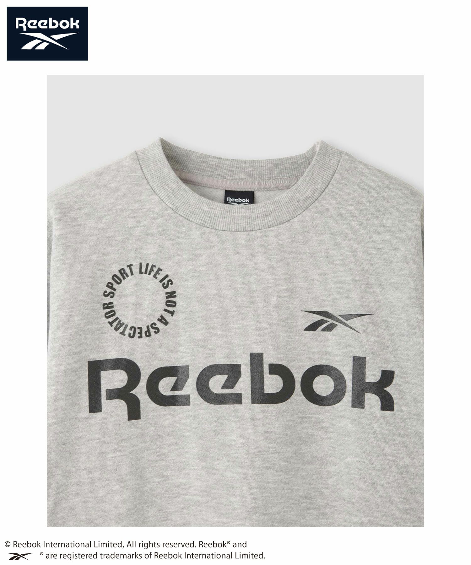 Reebok  裏起毛トレーナー キッズ商品サムネイル-4