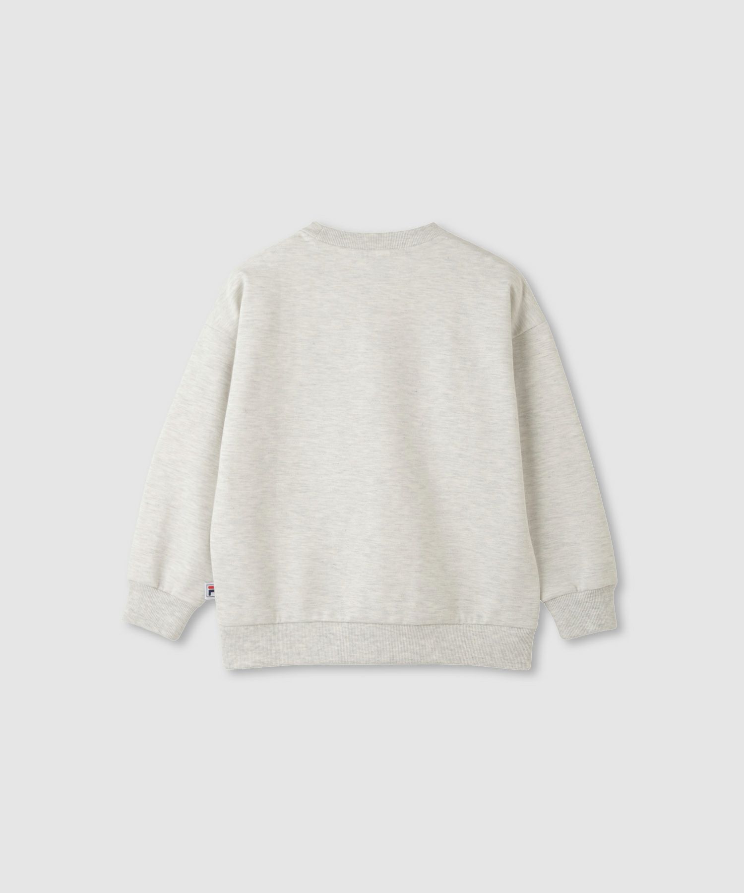 FILA ポンチ素材デカロゴトレーナー キッズ