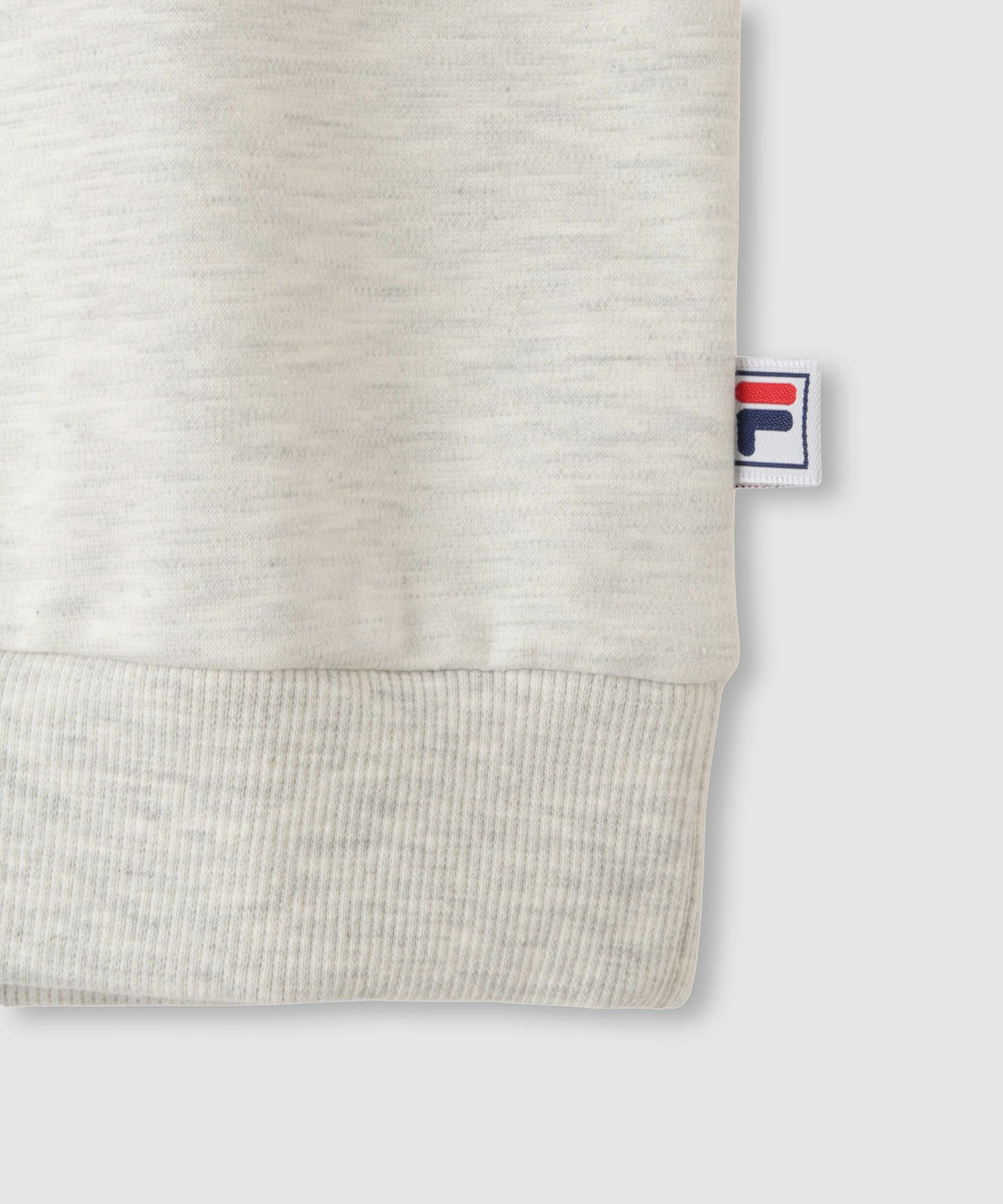 FILA ポンチ素材デカロゴトレーナー キッズ