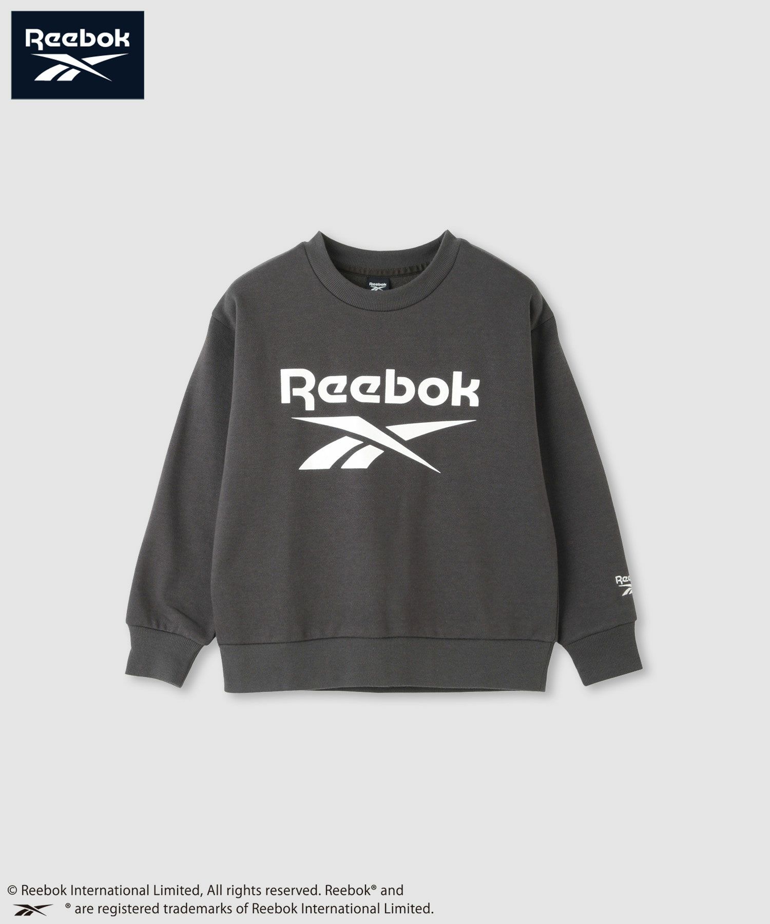 [値下げ]Reebok  裏起毛トレーナー キッズ商品画像-2