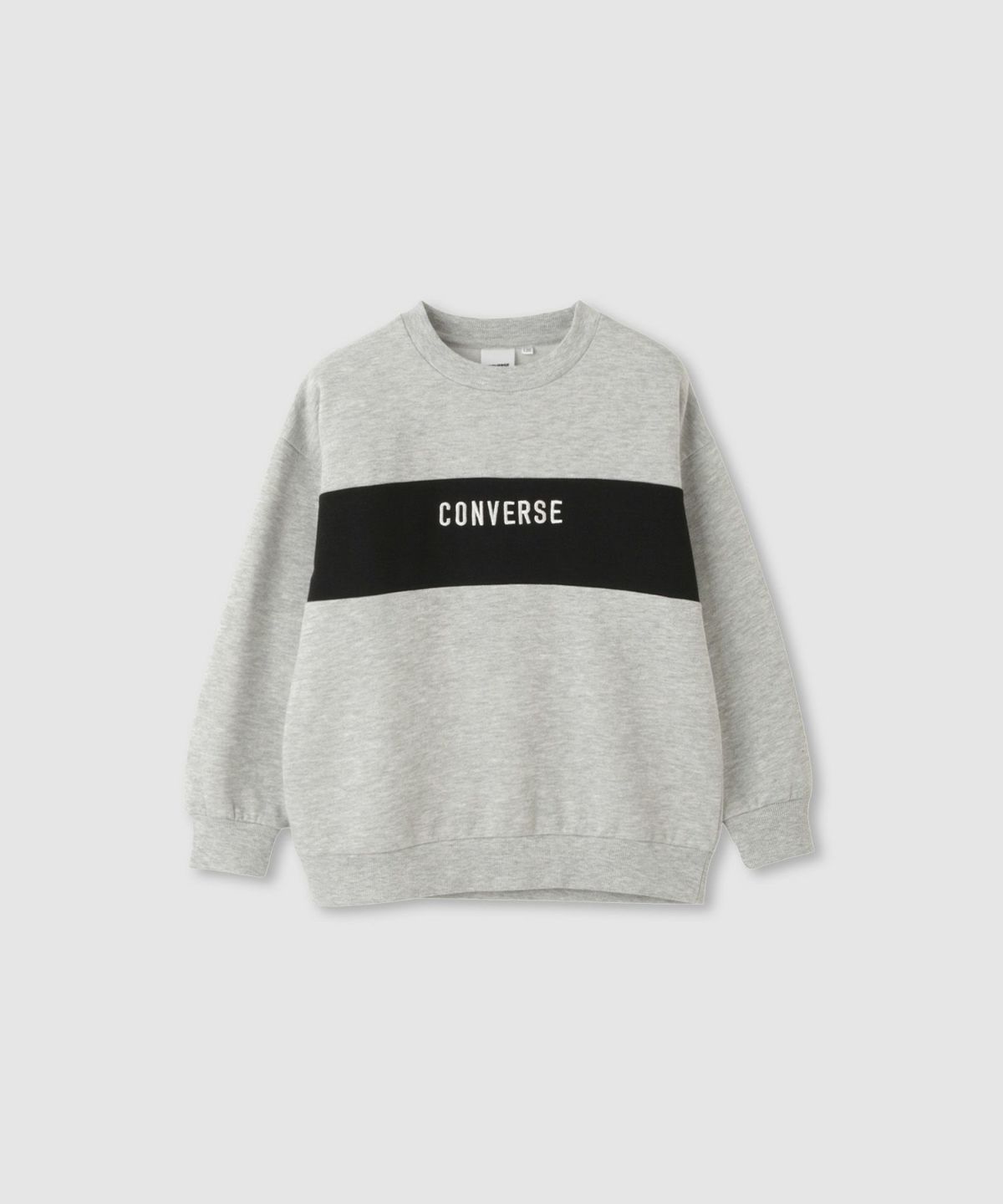 CONVERSE 配色切替ワンポイント刺繍トレーナー キッズ