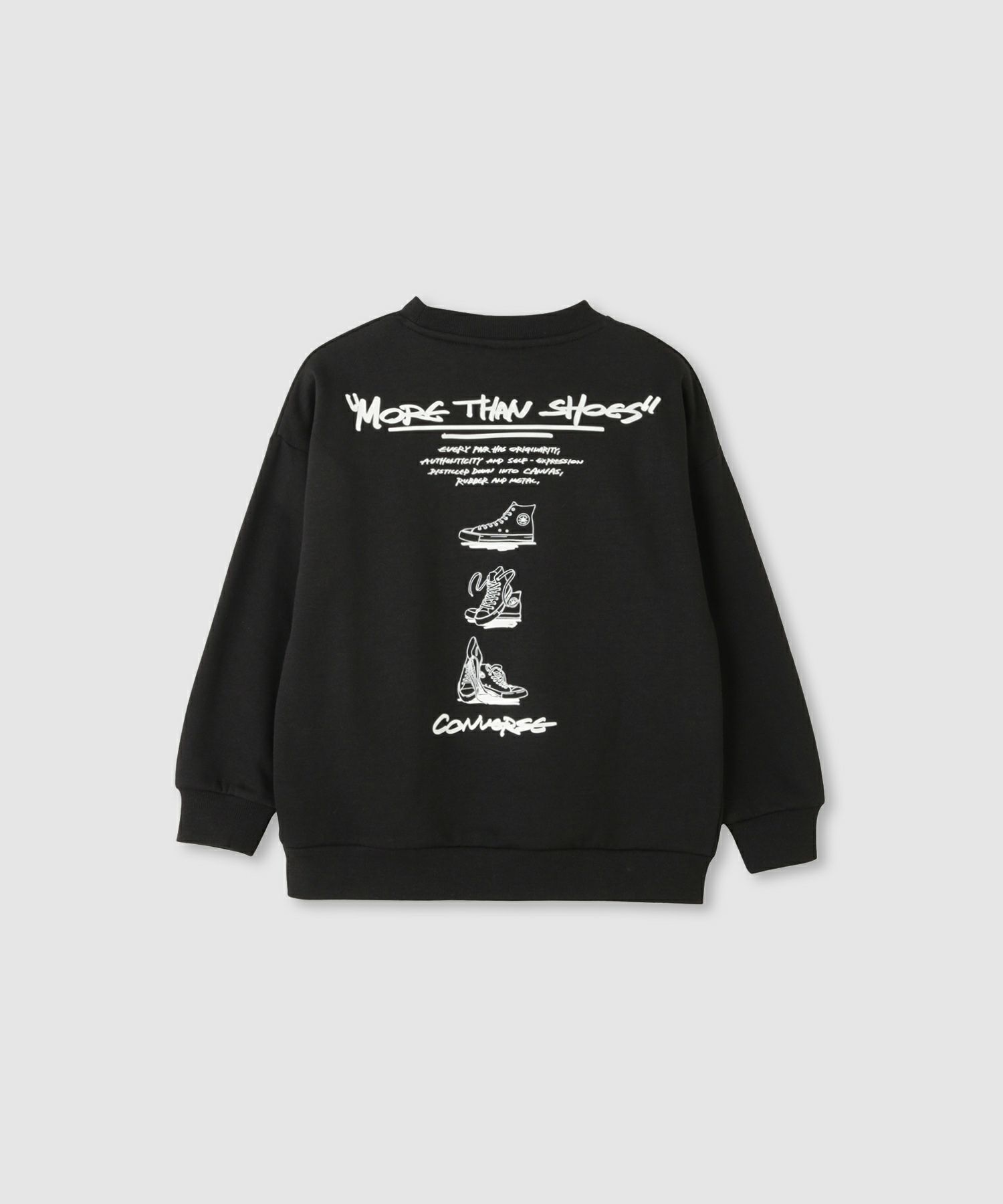 [値下げ]CONVERSE  配色切替ワンポイント刺繍トレーナー キッズ商品画像-3