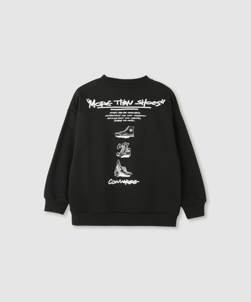 CONVERSE 配色切替ワンポイント刺繍トレーナー キッズ商品画像-3